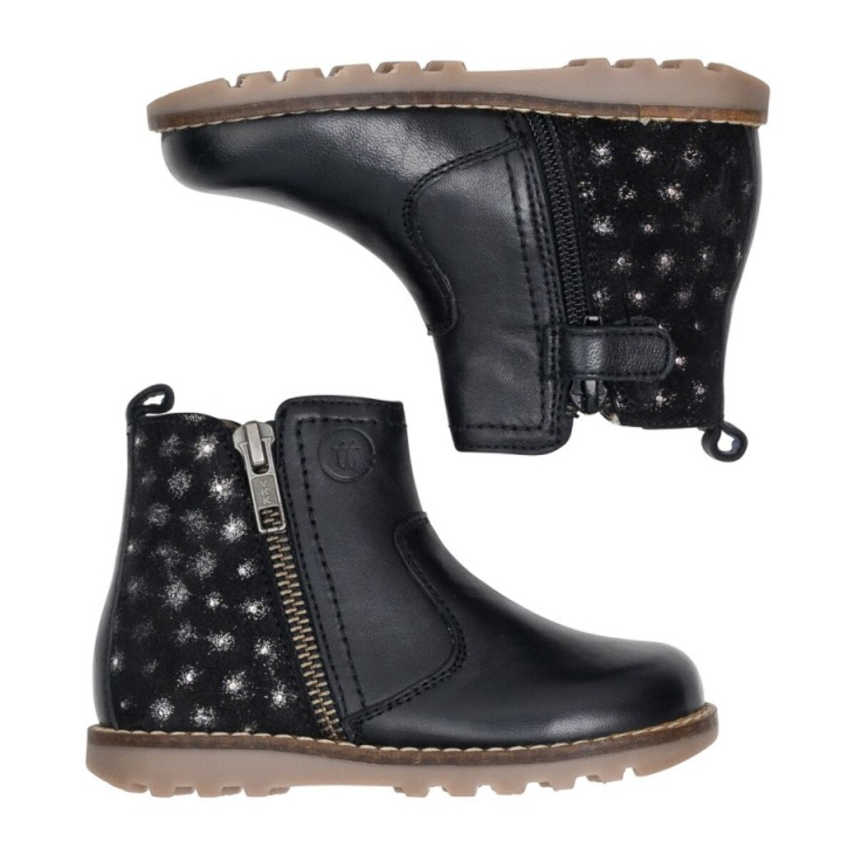 Botin de piel natural