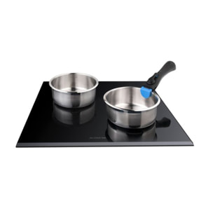 Set de 2 casseroles amovibles inox