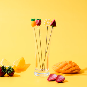 Agitateur à Cocktail - COOK CONCEPT - Fruits - Coloré