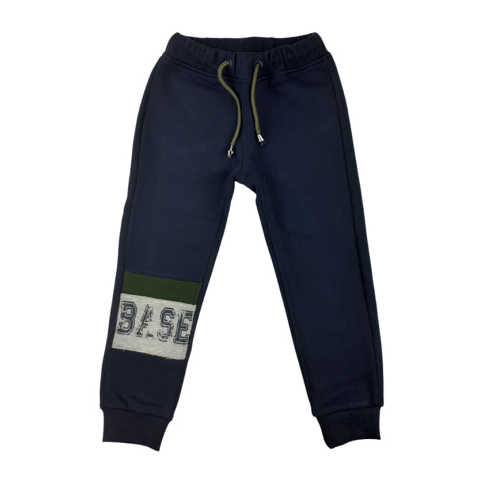 PANTALLONE FELPA BLU NAVY BASEBALL