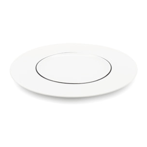 6 assiettes plates 29cm ligne