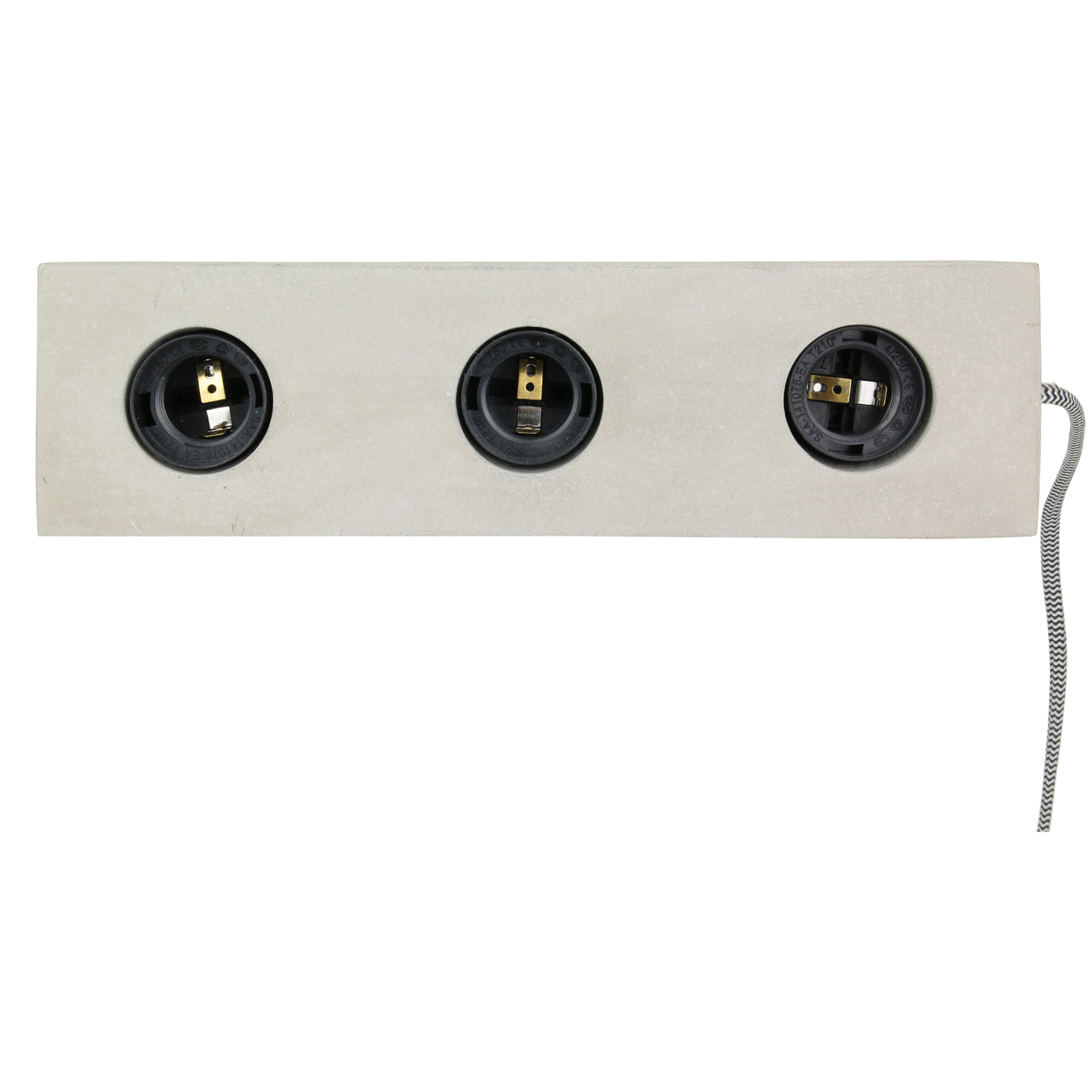 Lampe A Poser Beton 3 Ampoules