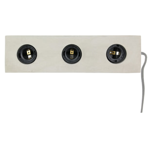 Lampe A Poser Beton 3 Ampoules