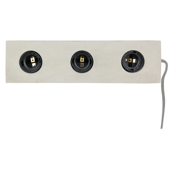 Lampe A Poser Beton 3 Ampoules
