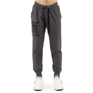 Pantalone sportivo invernale da uomo con polsino e logo grande 'Basic'