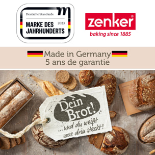 Lot de 2 moules à gâteaux 33,5/22/3 cm en acier Zenker Mojave Gold