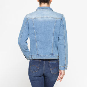 GIUBBINO IN DENIM BASIC STYLE