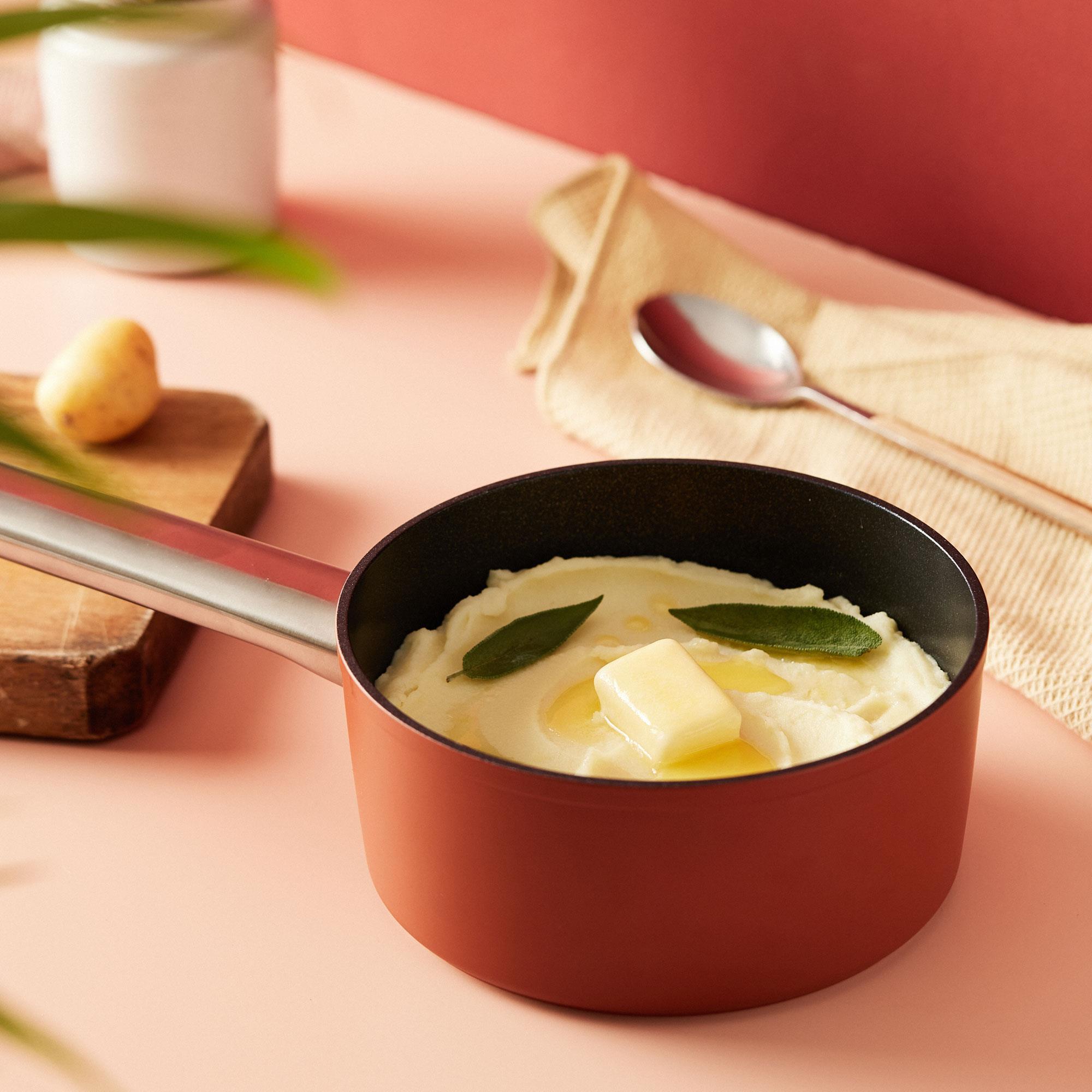 Juego de 2 Cacerolas Ø20cm-2L Ø28cm-6L + Cazo Ø16cm-1,3L en Aluminio forjado AGROS San Ignacio