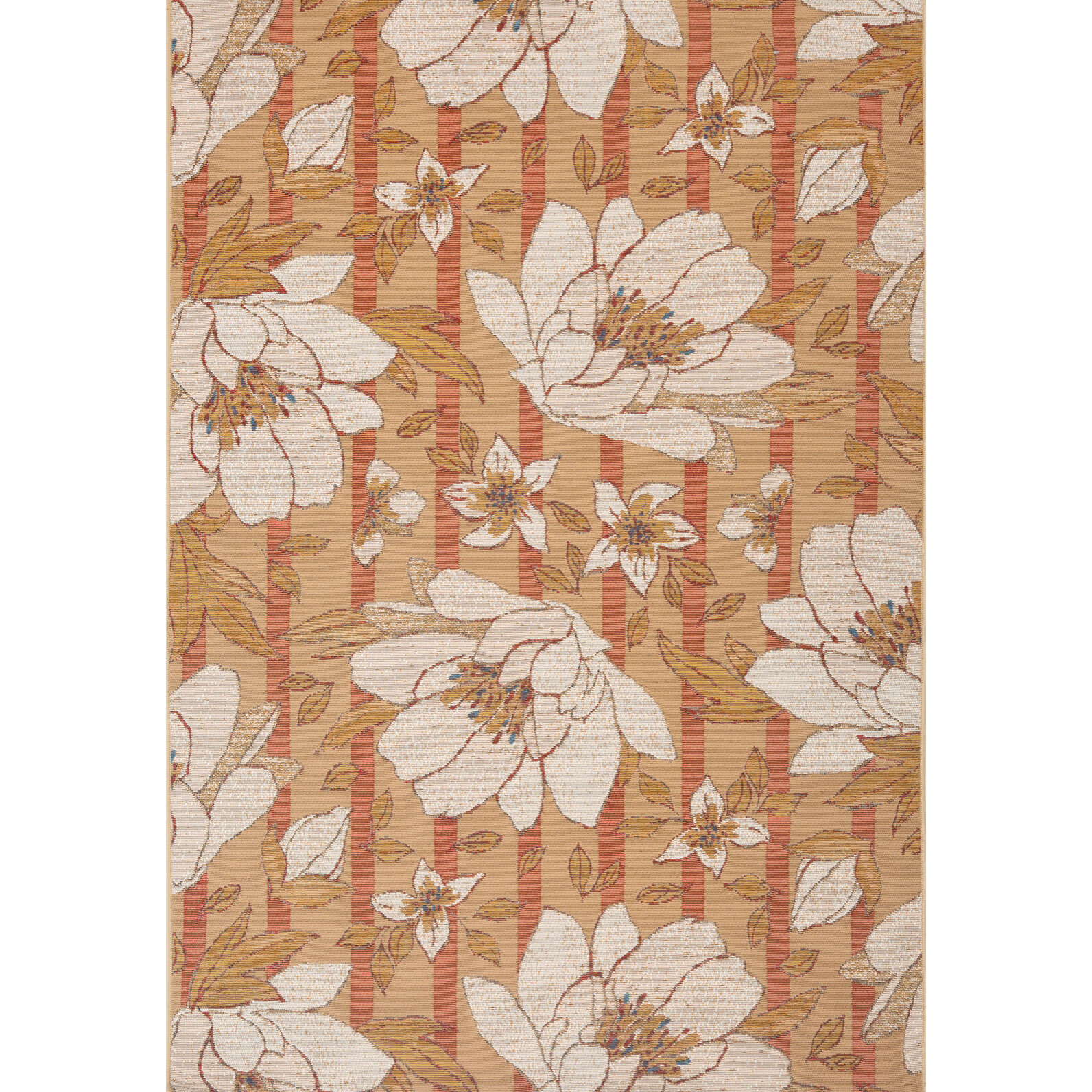 LIDO - Tapis intérieur/extérieur à motif floraux multicolores
