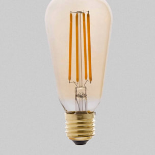 Ampoule DECORATIVE FILAMENT LED AMBRE E27 5W 2200K