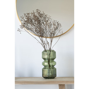 Specchio tondo da parete Madrid in alluminio color ottone ø60 cm