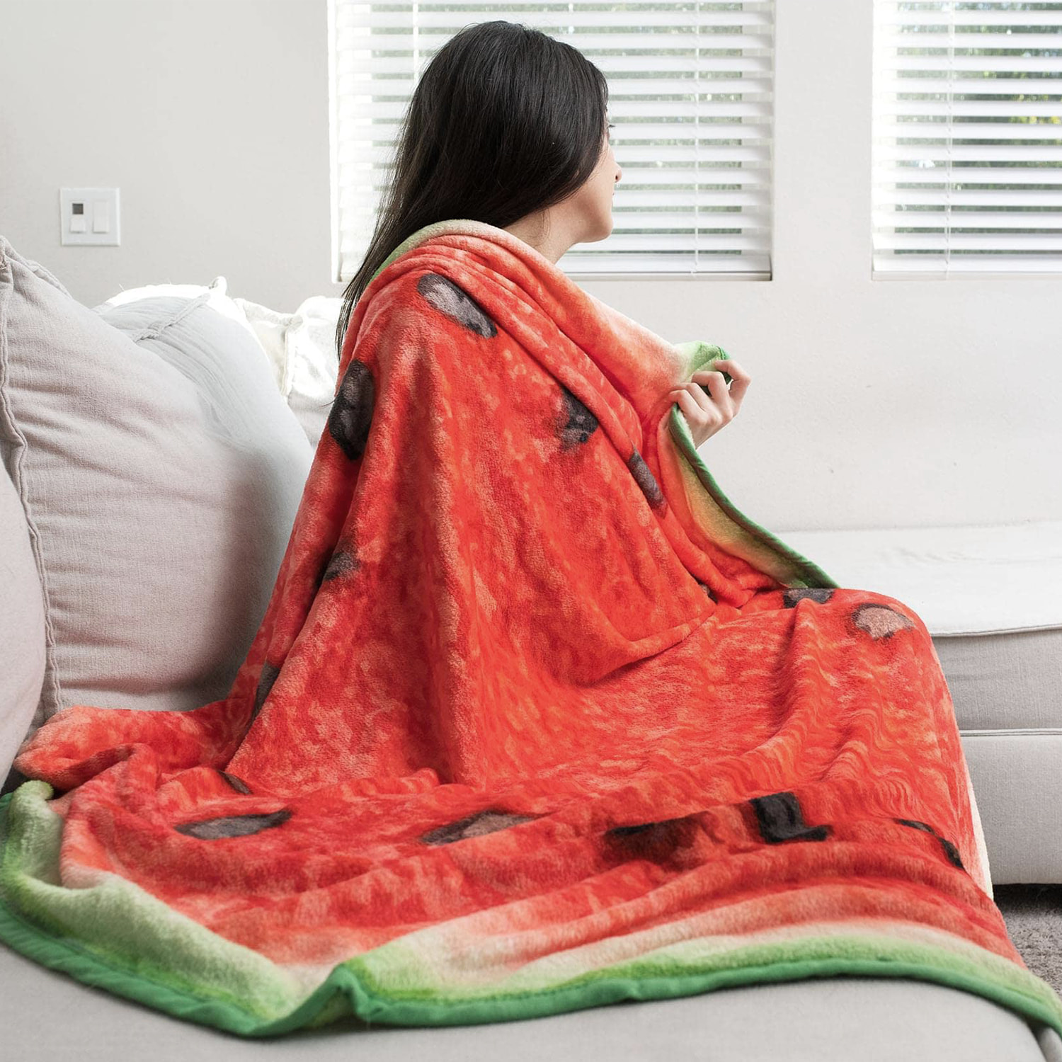 Coperta calda in flanella, 120cm design Anguria