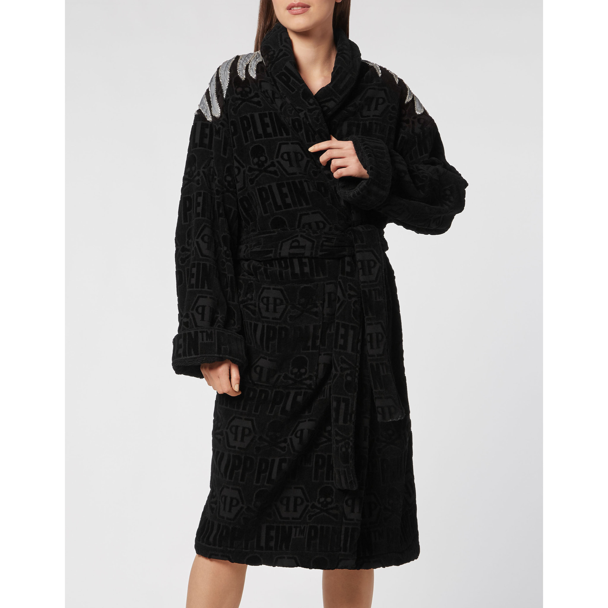 PHILIPP PLEIN Bathrobe EAGLE