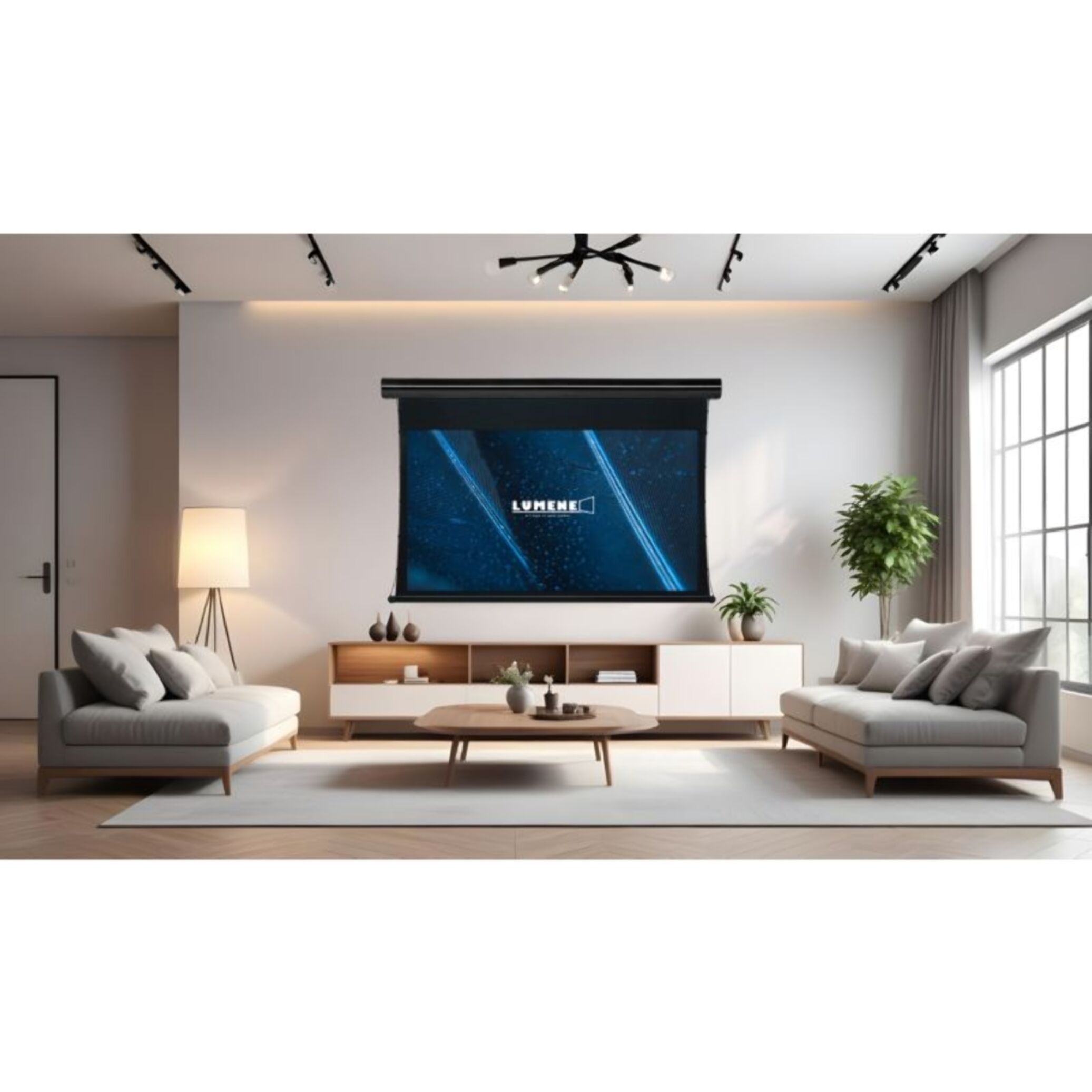 Ecran de projection LUMENE COLISEUM UHD 4K 240 C ELECTRIC SCREEN