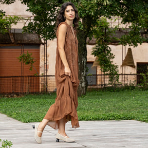 Zapatos con tacón N694R NAPPA PERFORADA BLACK/ ALMA color Black