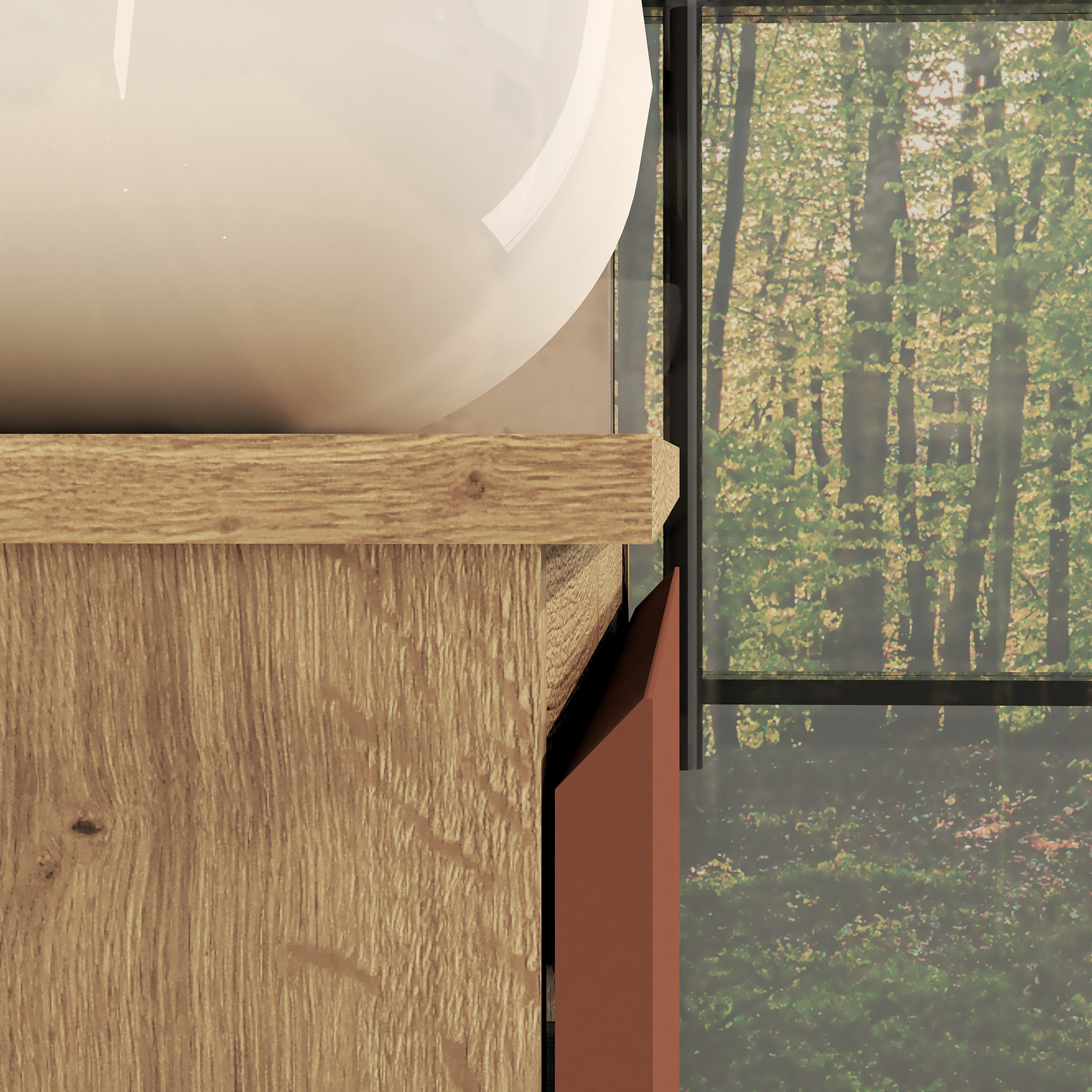 ENSEMBLE DE SALLE DE BAIN NIA | MEUBLE SUSPENDU | 60 CM SCARLAT | DEUX TIROIRS |LAVABO SUR PLAN | MIROIR NON INCLUS | MEUBLE MONTÉ | ALDAY