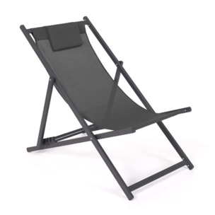 Chiliennes en métal et toile - lot de 2