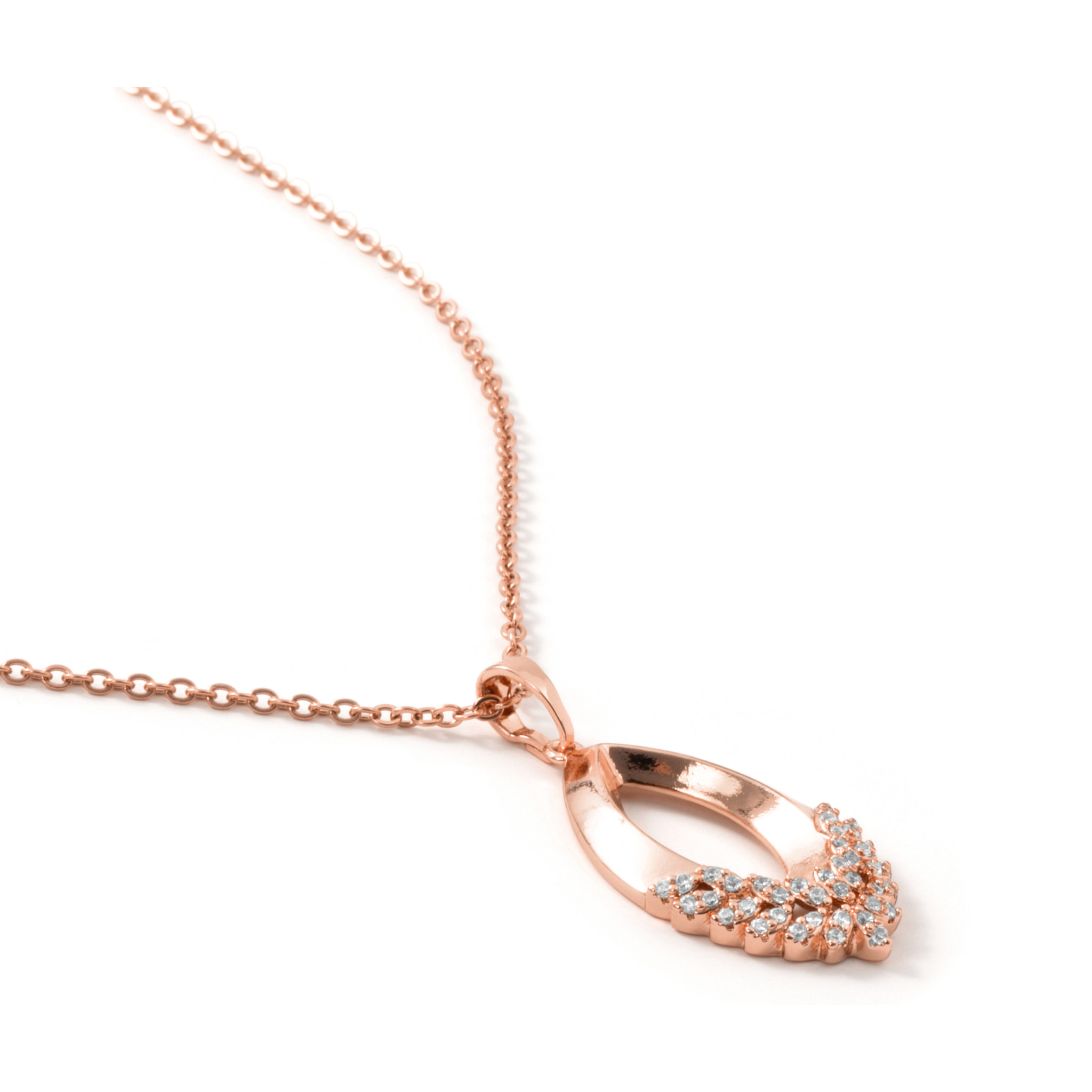 Collar Liwen acabado oro rosa 18k