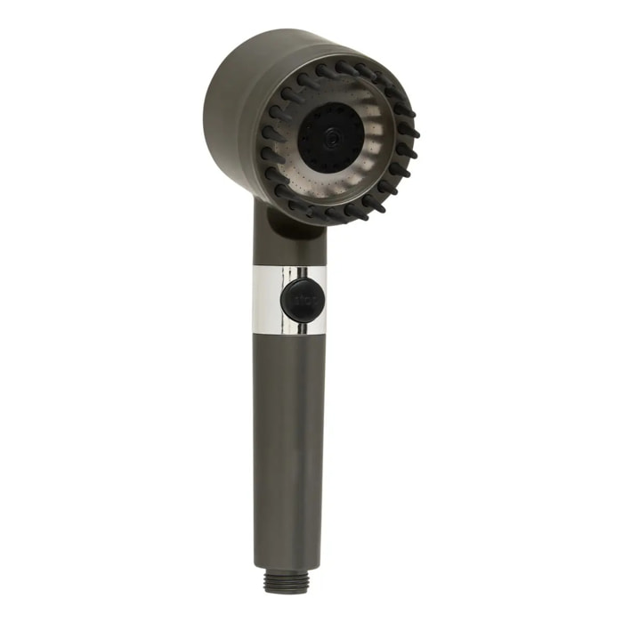 Pommeau de douche L.24,5cm gris