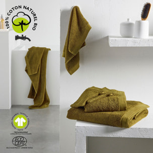 Drap de bain uni BIO ORGANIC bronze