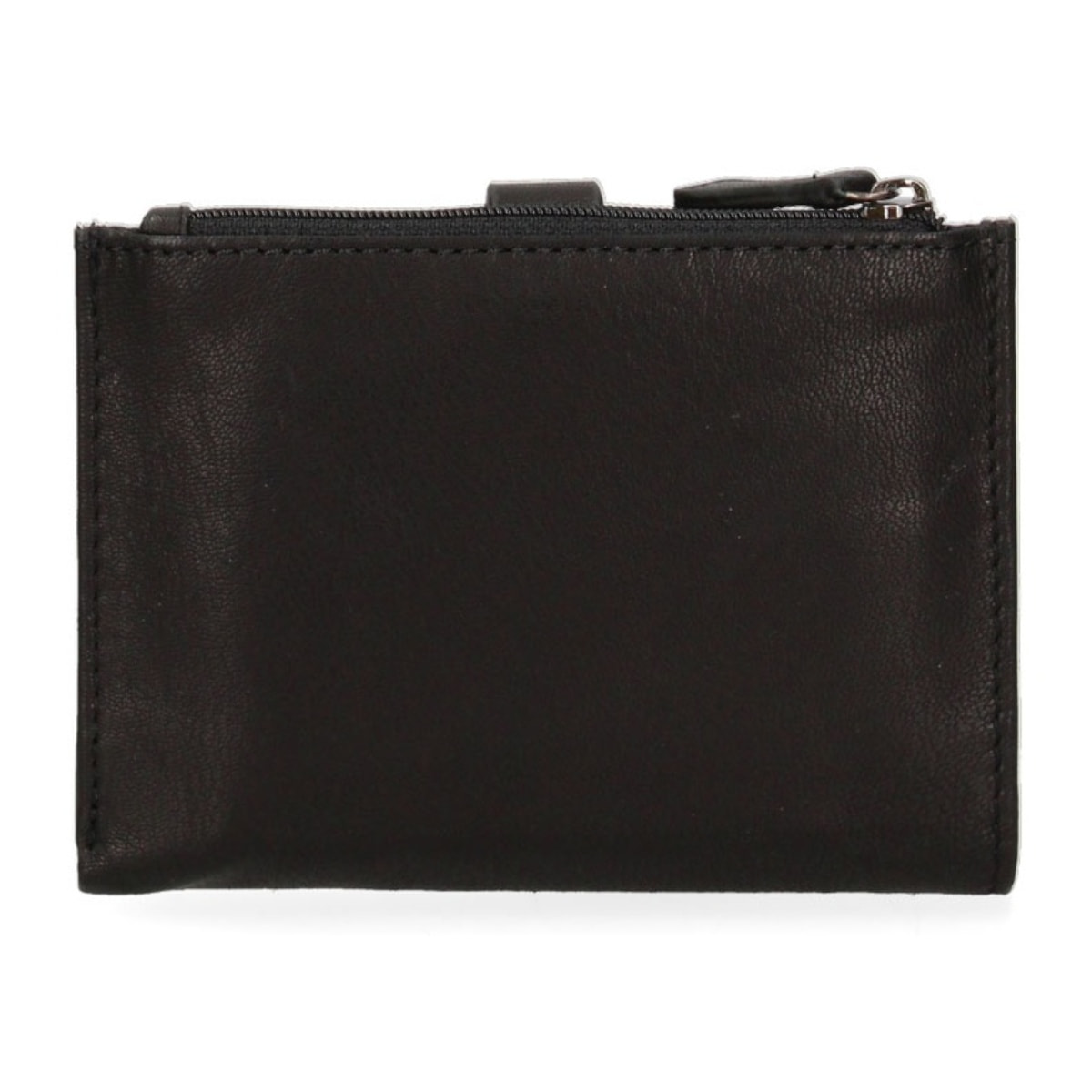 Portafoglio donna in vera pelle - Modello False - Casual - 12.5 x 10.0 x 1.5 cm