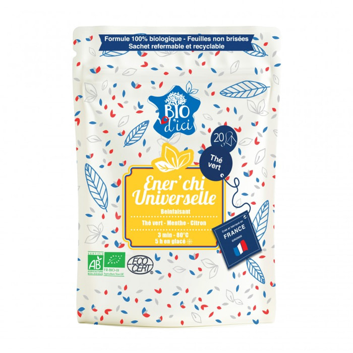 Thé vert Bio Ener'Chi Universelle - Infusettes 20x2g