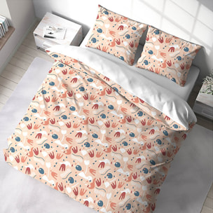 Parure Housse De Couette 3pcs 100% Polyester 72gsm Plis