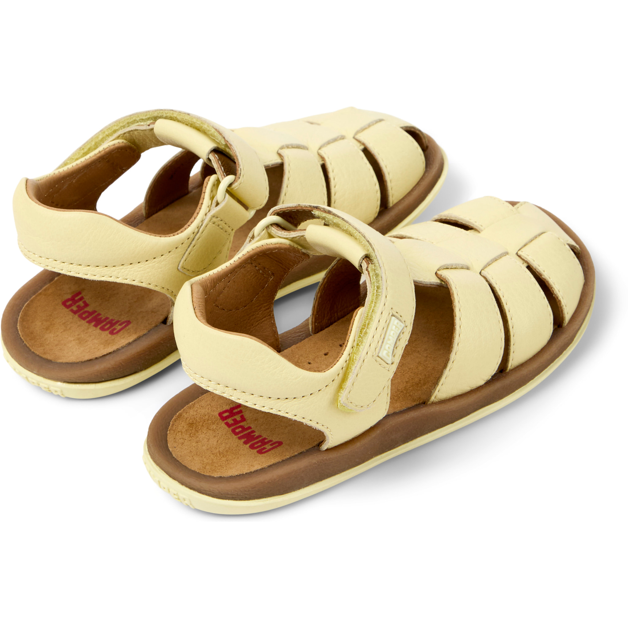 Sandalias - CAMPER Bicho - Amarillo - Cuero liso