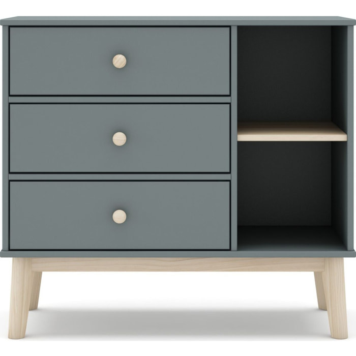 Commode enfant 3 tiroirs en bois - ELISE