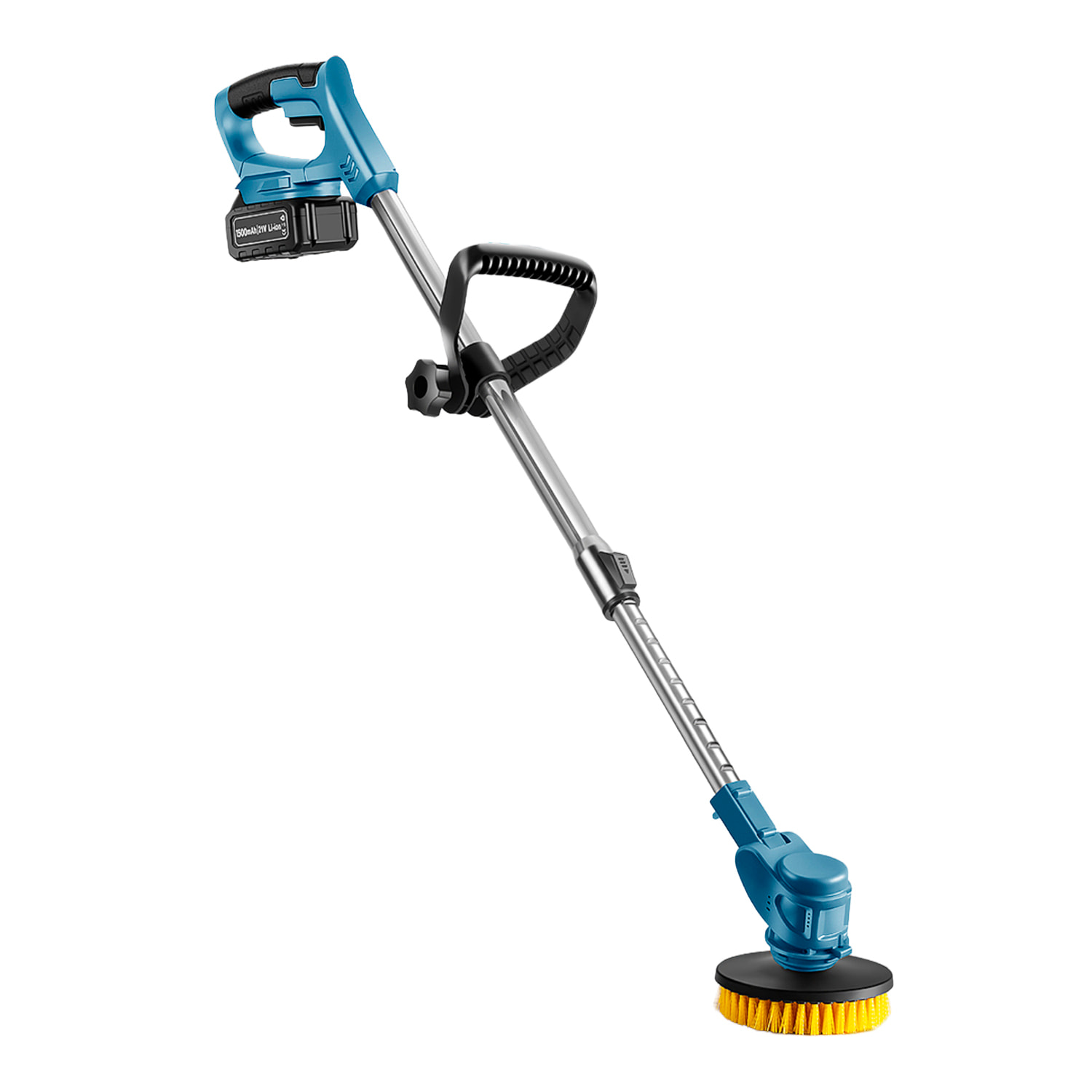 Spazzola per la pulizia elettrica con 3 testine e altezza regolabile.