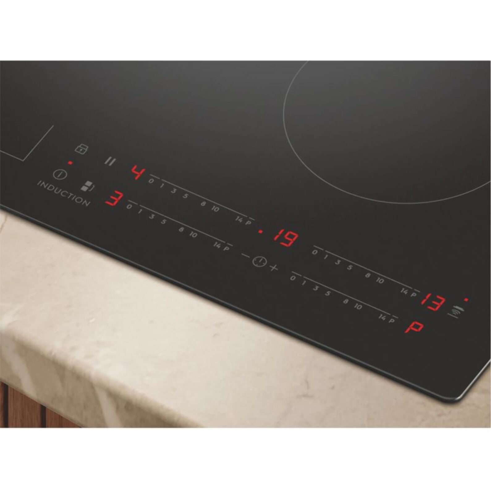 Plaque induction ELECTROLUX EIV63443CT SaphirMatt SE- Anti-rayures et Zone Flex