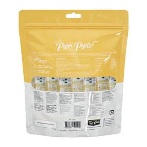 Kit Cat PurrPuree Value Pack - Pollo y Fibra Hairball - Kit Cat 40x15 g Snack cremoso para gatos