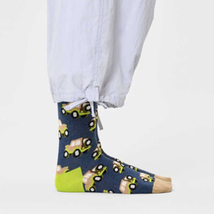 Set de 3 pares de calcetines - diseños "SUV", "Bike" y "Crocodile"