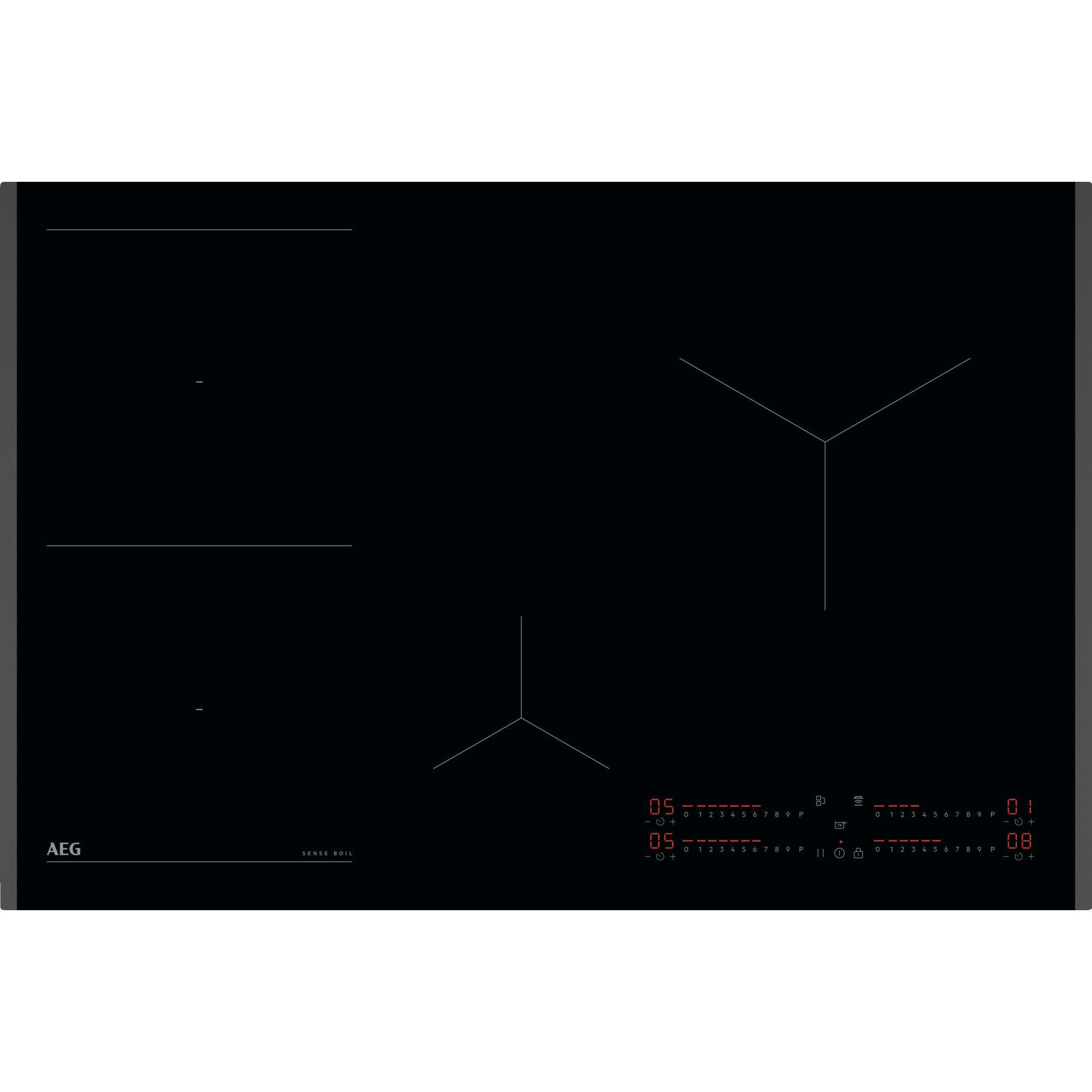 AEG Placa de inducción Serie 7000 Sense de 80 cm V84IIB10FB