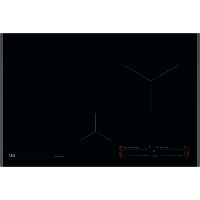 AEG Placa de inducción Serie 7000 Sense de 80 cm V84IIB10FB