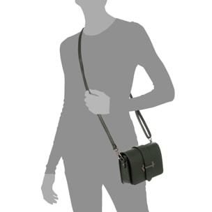 Camelia Borsa a tracolla Donna.Pelle autentica Dollaro