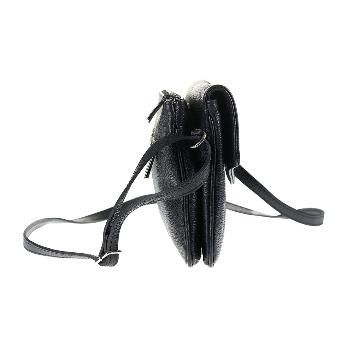 Borsa a tracolla da donna Made in Italy - Modello Seraphina Lux - 100% pelle - 26.0 x 18.0 x 4.0 cm