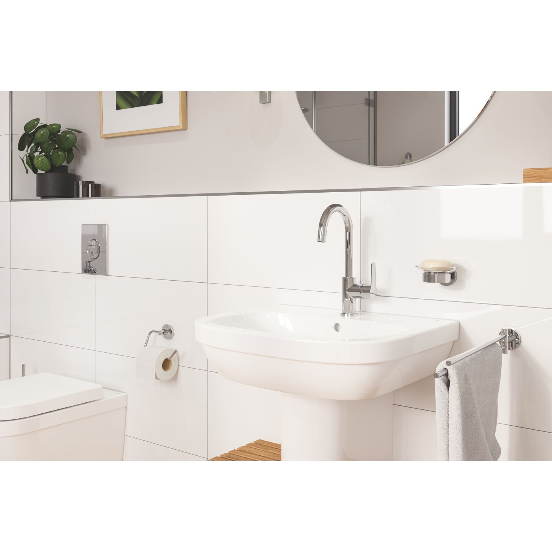 Mitigeur monocommande Lavabo Start QuickFix, Taille L, chromé