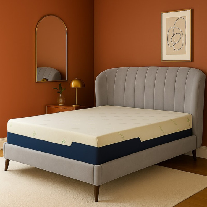 Matelas Original | Mémoire de forme | Zones ergonomiques | Housse Bambou déhoussable et respirante