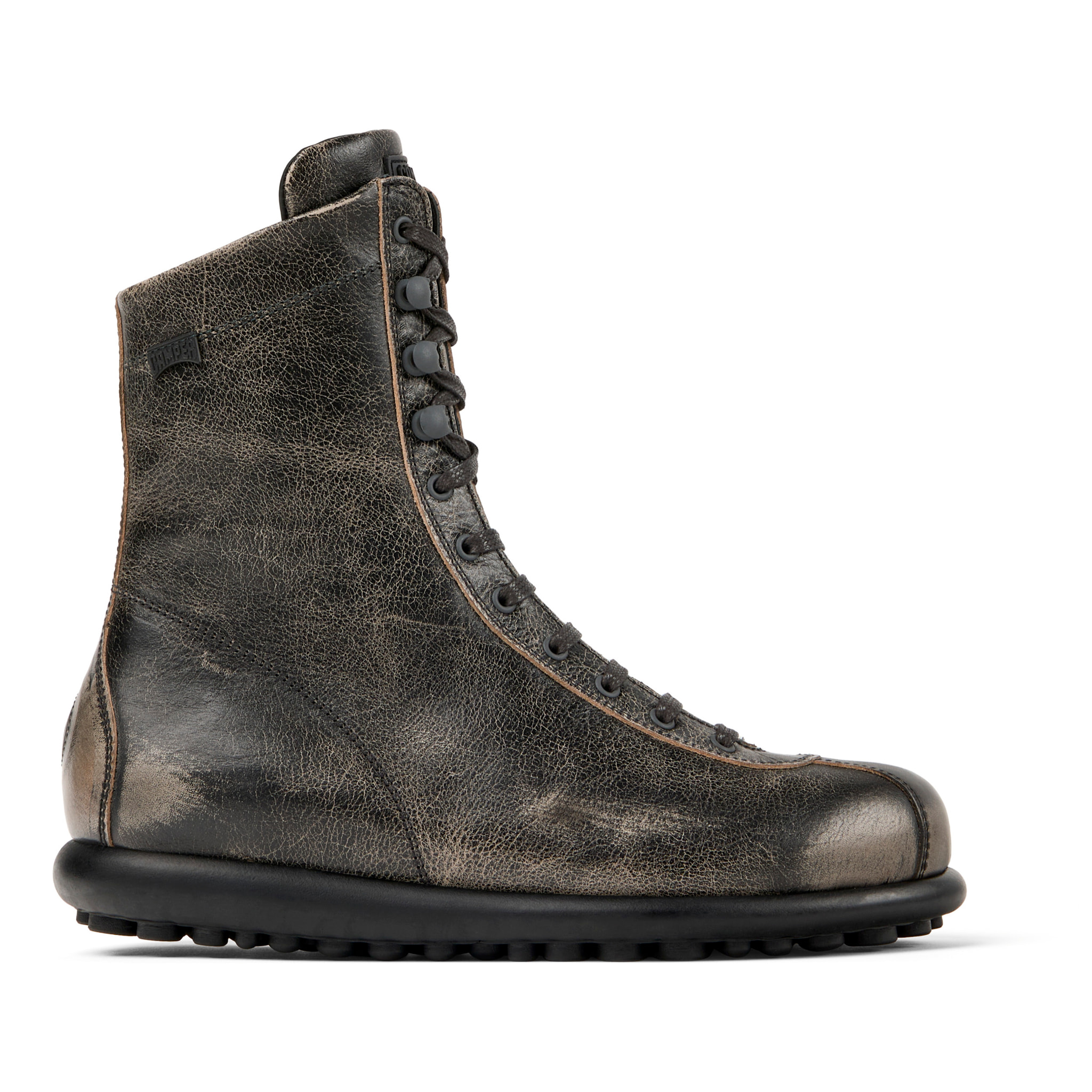 Botines - CAMPER Pelotas Ariel - Gris - Cuero liso