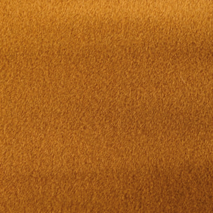 Tissu fausse fourrure rase extra douce avec dos polaire - Jaune Ocre