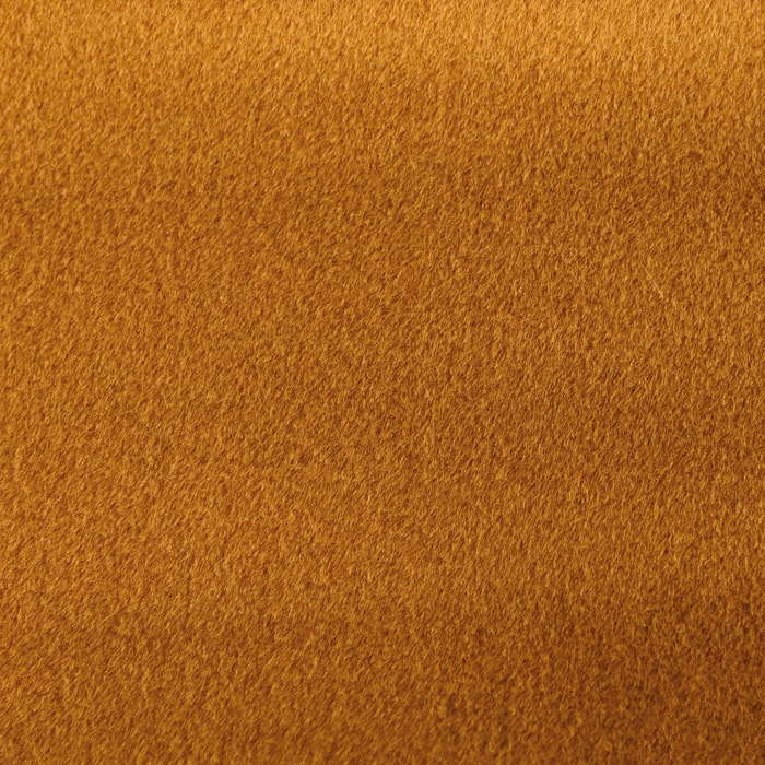 Tissu fausse fourrure rase extra douce avec dos polaire - Jaune Ocre