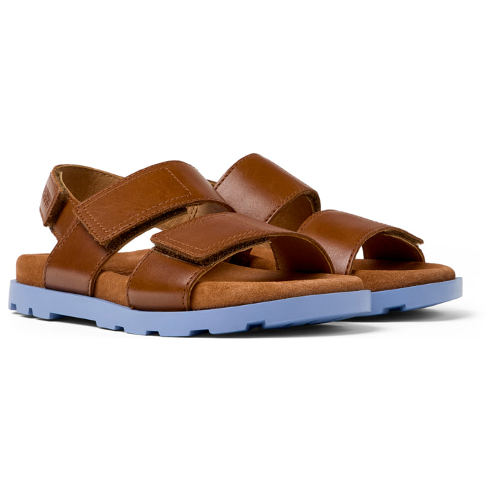 Sandalias - CAMPER Brutus - Marron - Cuero liso