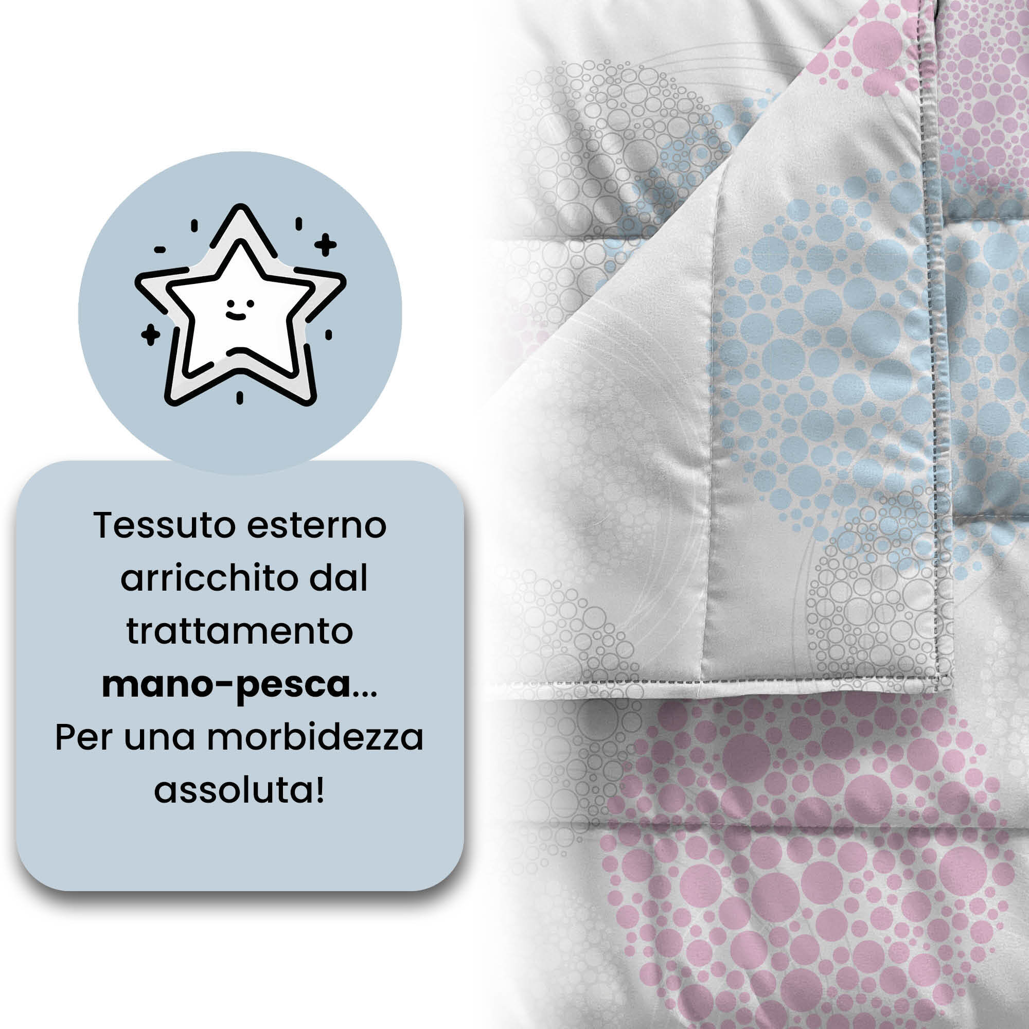 TRAPUNTINO ESTIVO BASIC, 100gr - Made in Italy - MATRIMONIALE