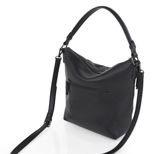 Bolso Hobo-Hombro Lois Dewey Negro