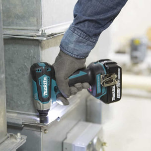 Atornillador de impacto MAKITA 18 V Li-Ion 3 Ah 180 Nm - 2 baterías, cargador, maletín - DTW181RFJ