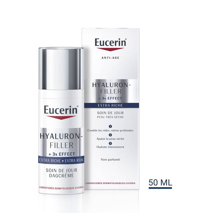 Hyaluron-Filler Extra Riche - Soin de Jour Peaux Sèches 50 ml