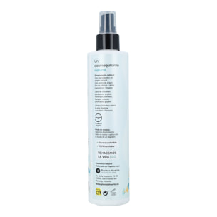 PLANETA HUERTO | Agua Micelar Desmaquillante con Ácido Hialurónico 250 ml – Limpieza Suave, Hidratación Intensa y Efecto Antiedad