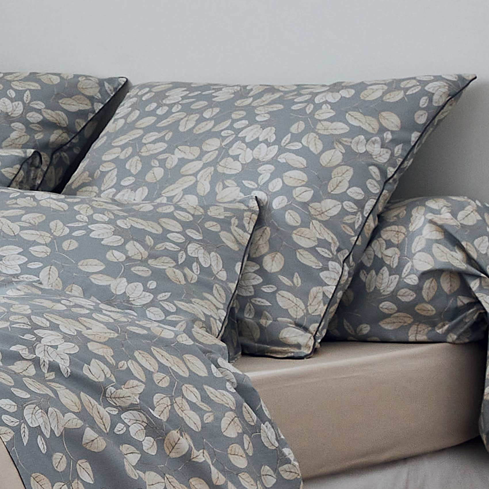 Taie d'oreiller au style cocooning - Gris