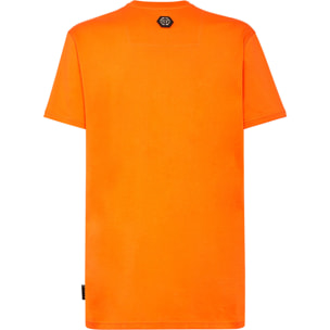 PHILIPP PLEIN T-Shirt Round Neck SKULL AND PLEIN